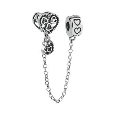 Imagem de Corrente de Prata 925 com Pingente Trevo - Para Pulseiras Pandora, A13