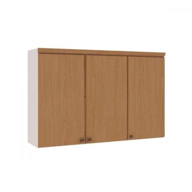 Imagem de Armário Aéreo Cozinha 120 Cm Atria 3 Portas Branco/Teka Soho - Genialflex