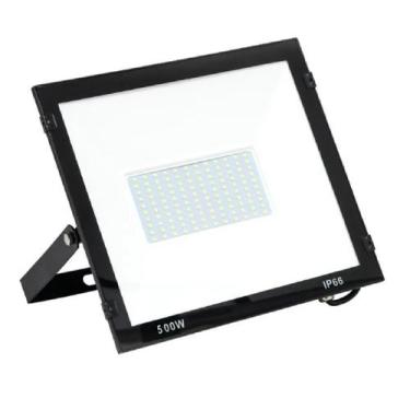 Imagem de Refletor Led Holofote 500w 6500K Branco Frio Bivolt - Decoração Casa L