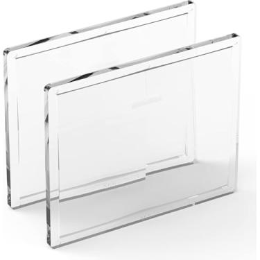 Imagem de Pacote com 2 lentes de aumento de soldagem, ampliação 2.0, lupa de capacete de soldagem, 9 cm x 10,8 cm, compatível com a maioria dos capacetes de soldagem (lentes Cheater 2.0)