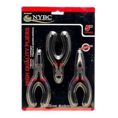 Imagem de Kit com 3 Alicates para Artesanato, Bijuteria, Pescaria e Eletrônicos - Ferramenta Indispensável Para Quem Busca Precisão, Durabilidade E Conforto