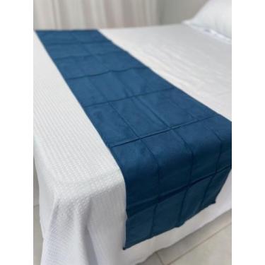 Imagem de Peseira Drapeada Para Cama QUEEN 2.60M x 0,45 CM - Enxovais Anna Maria