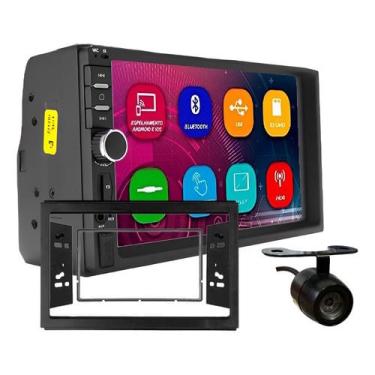 Imagem de Kit central multimidia MP5 7 pol câmera de ré cobalt onix 2013 A 2018