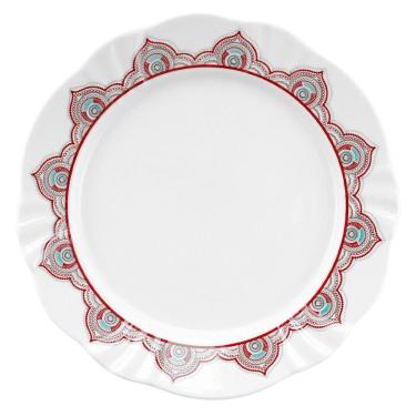 Imagem de Kit 6 Pratos De Sobremesa Soleil Talismã Oxford Porcelana 23cm