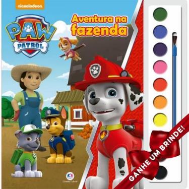Imagem de Livro Colorir Com Aquarela Patrulha Canina Aventura na Fazenda Criança