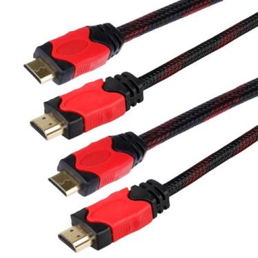 Imagem de Cabo Adaptador Mini HDMI 4K 1,50M Reforçado Nylon Kit 2 Un - HDMatters