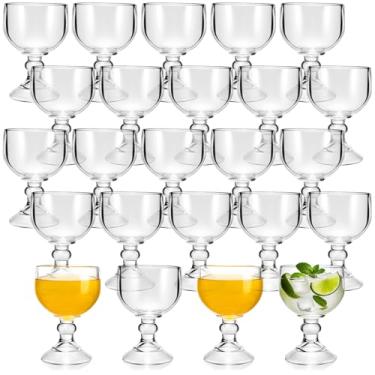 Imagem de Sabary Conjunto de 24 copos de cerveja Schooner 609.5 g Extra Grande Margarita Copo de aquário transparente para bebidas Copo de Coquetel de Camarão Fundo Grosso para Beber Coronaritas Cerveja