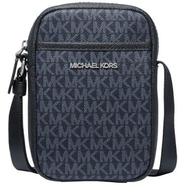 Imagem de Michael Kors Malone Bolsa tiracolo para celular, almirante/azul claro, Almirante/azul claro