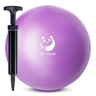 Imagem de Slim Panda Bola de Pilates – Mini bola de exercícios de 22 cm para pilates, ioga, equilíbrio, estabilidade, treinamento básico e fisioterapia