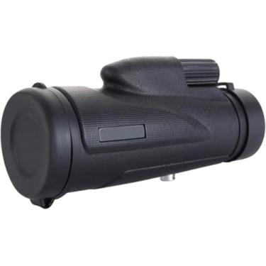 Imagem de MINJING Binóculos de alta potência, telescópio monocular 12 x 50, lente prisma alta BAK4 monocular compacto com monóculo portátil à prova d'água com adaptador de smartphone e tripé para observação de