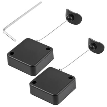 Imagem de Retractable Remote Control Tether Remote Control Security Lanyard Lock with Adjustable Cable Leash Length Clasp for TV,Gaming Controller,Tablets Showroom