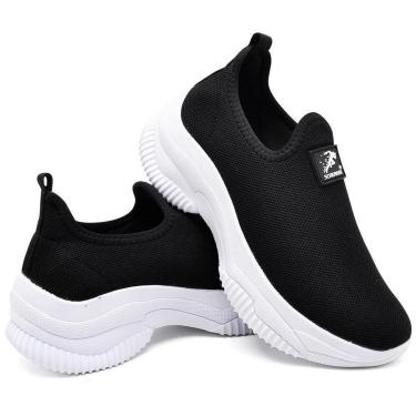 Imagem de Tênis Feminino Academia Esportivo Treino Musculação Caminhada Moda Fitness Polo Blu-Feminino