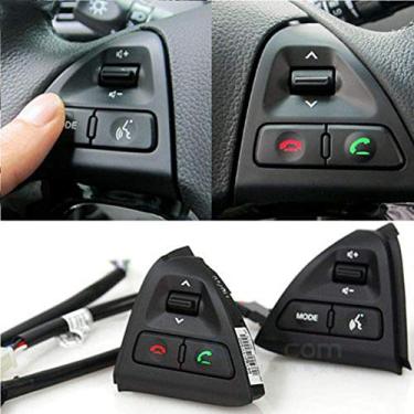 Imagem de Volante interruptor de controle remoto 2ea, fio (ajuste: KIA Picanto 2011-2015)