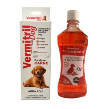 Imagem de Antipulgas, Carrapatos e Sarnas Tripla Ação contra parasitas 48 Comp p