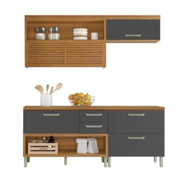 Imagem de Cozinha 3 Peças Princesa Nesher Freijó-grafite