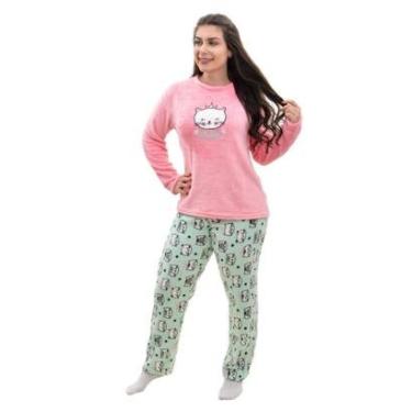 Imagem de Pijama Feminino Majestosa Fleece Victory-Feminino