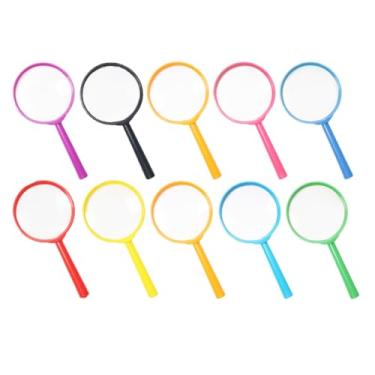 Imagem de Ciieeo Lupa De Leitura Portátil De 10 Peças Lente À Prova De Quebra Alça Antiderrapante Leitura De Idosos