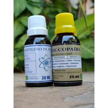 Imagem de KIT 01 AZUL DE METILENO 1% 30ML + 01 ÓLEO DE COPAÍBA 25ML 100% PURO