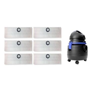 Imagem de Kit com 6 sacos descartaveis aspirador de pó philco pas 80
