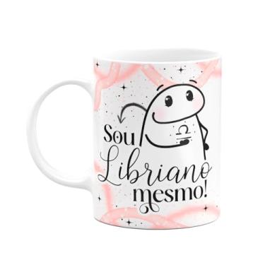 Imagem de JPS INFO, Caneca Flork Signos Libra - Sou Libriano mesmo - 325ml