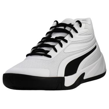 Imagem de Puma Tênis de basquete masculino Court Pro, Branco/preto, 43