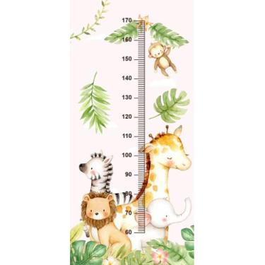 Imagem de Régua Medidora De Crescimento Infantil Safari Folhas Rg02 - Banner Ban