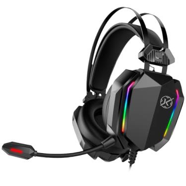 Imagem de Headset Gamer Kalkan Hugin RGB Preto USB + 3.5mm KLK00021