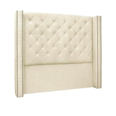 Imagem de Cabeceira P/Cama Box Casal 140cm Linho Bege 2004 Vicenza - Loja Monte Belo
