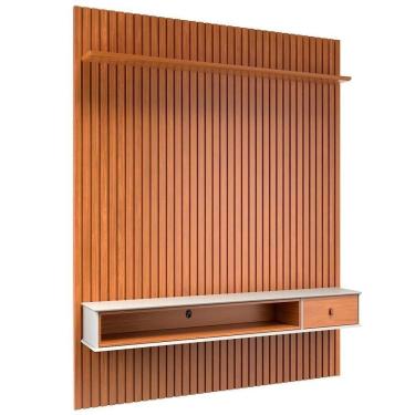 Imagem de Painel Home Para 65 Pol Detroit 220x161 Cm Off White Nature Tebar Off White Nature