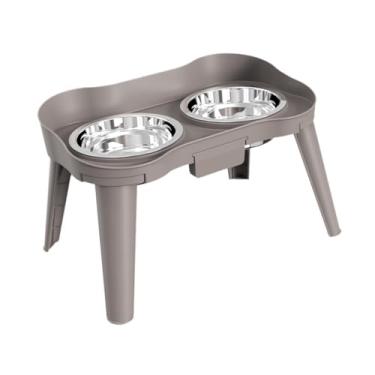Imagem de ＡＷＨＡＯ Tigelas elevadas para animais de estimação Tigelas elevadas para cães pequenos, médios e grandes Tigela de água para comida de cachorro, M