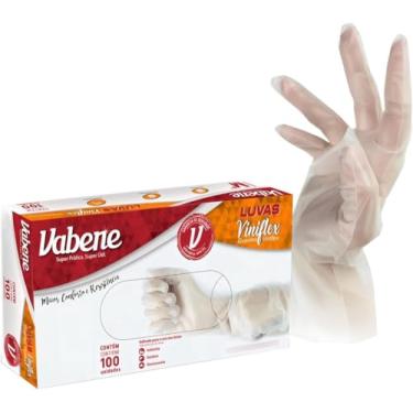 Imagem de Kit 10x100 Luvas Viniflex Vabene Tamanho P– Caixa 1000 unidades Luvas Descartáveis Translucidas em PVC – Sem Pó, Resistentes – Ideal para Estética, Alimentação, Limpeza e Uso Profissional