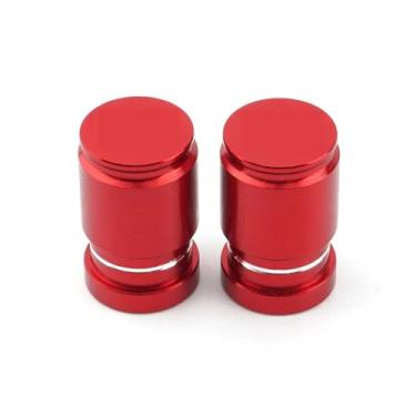 Imagem de jininshengxindianzi Compatible With Motorcycle Royal Enfield Bullet/Meteor/Classic 350 500 Interceptor 650 Continental GT 535 Himalayan 411 400 Tire Valve Caps(Red)