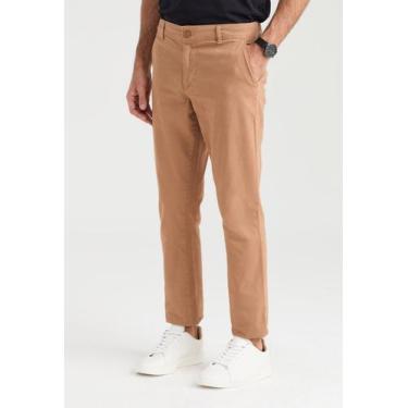 Imagem de Calça Docthos Slim Sarja, 119 caramelo, 48