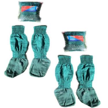 Imagem de Kit 2 Meião Futebol Infantil Ou Juvenil Confortável  Durável - Brasil 