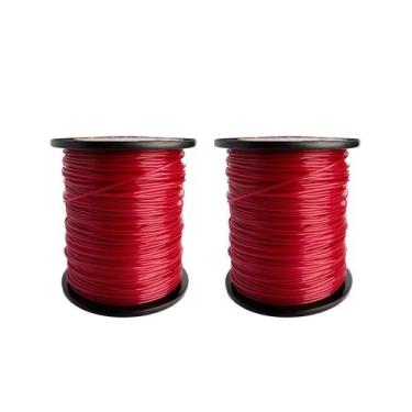 Imagem de KIT 2 Bobinas Fio Nylon Redondo Roçadeira 2.7mm 2kg - Sanre Brasil