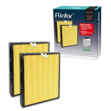 Imagem de Flintar Vital 100S Filtro de reposição para alergia para animais de estimação, compatível com purificador de ar LEVOIT Vital 100S, filtro de substituição H13 True HEPA + carvão ativado, peça # Vital