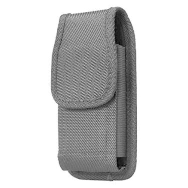 Imagem de AQ Mobile Capa para cinto vertical tamanho GG (tamanho interno: 16,5 x 8 x 1,1 cm) nylon, clipe de cinto, para Apple iPhone 15 Pro Max, 14 Pro Max Samsung Galaxy S24 Ultra, S23 Ultra A15 A25 A35 Pixel