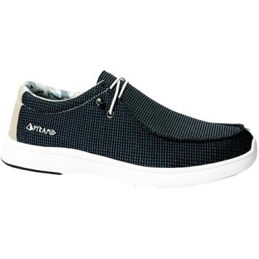 Imagem de Pyramid Tênis de boliche masculino Path Lite de malha sem costura, Navy Static, 44
