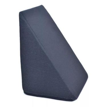 Imagem de Travesseiro Almofada Tringalular Encosto Apoio Costa Leitura Com Capa 