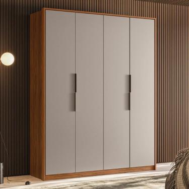 Imagem de Guarda Roupa Casal 4 Portas 3 Gavetas Attore Tx Démobile