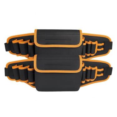 Imagem de Kit 2 Cintos Cinturão Bolsa Pochete Porta Ferramentas 8 Bolsos Eletric