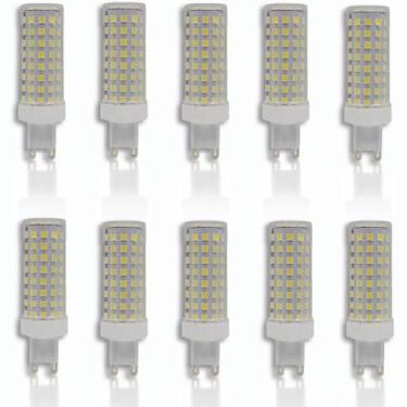 Imagem de Kit 10 Lâmpada Led Halopin G9 12w 88 LEDs Para Lustre Arandela - GOLDE