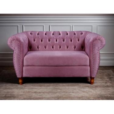 Imagem de Sofá Chesterfield Nobreza 2 Lugares Retrô Vintage com Captnoê - Bella 
