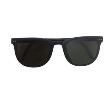 Imagem de Óculos de Sol Masculino Wayfarer Preto Clássico Estilo Atemporal e Pro