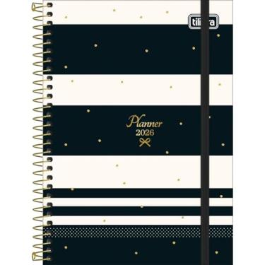 Imagem de Planner Espiral 12,9 x 18,7 cm West Village 2026 - Listras Horizontais