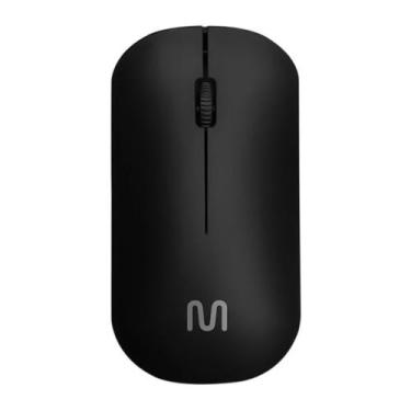 Imagem de Mouse Slim Multilaser Sem Fio 1200 DPI - MO307, Preto, 36 meses
