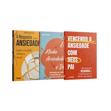 Imagem de Kit 3 Livros - Eu, Minha Paz Interior e Deus - Guia Para Fim da Ansied