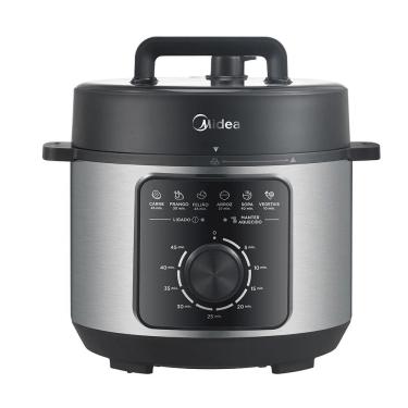 Imagem de Panela de Pressão Elétrica Midea 4 Litros Preto e Inox - PPM4