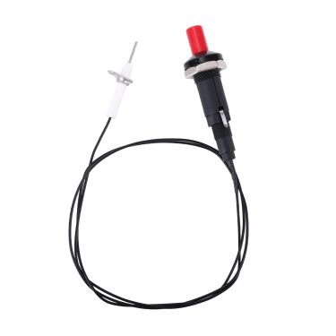 Imagem de Kit de Ignição Piezoelétrica com Botão de Pressão Propano, Ignição Piezoelétrica Plástico com Fio Longo e Eletrodo Cerâmica para Forno Lareira Grelha a Gás Aquecedor Fogão