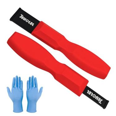 Imagem de JEUCLEL Ferramenta raspadora de 2 peças, raspador de carboneto com ponta de tungstênio, raspador de metal de 3,5 cm e 5/20.3 cm para remoção de tinta, verniz, cola, argamassa, carbono, ferrugem